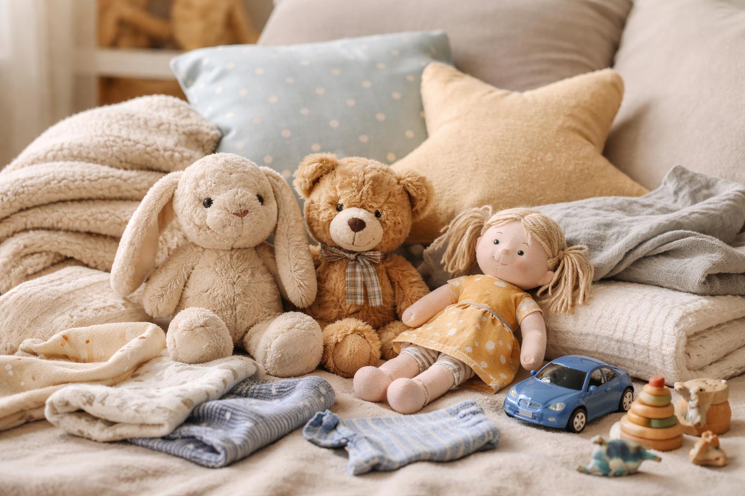 милые мягкие игрушки